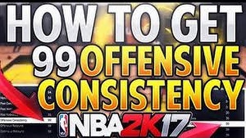NBA 2k17 How to get 99 Offensive Consistency the fastest way after Patch!!!! #DONT MISS