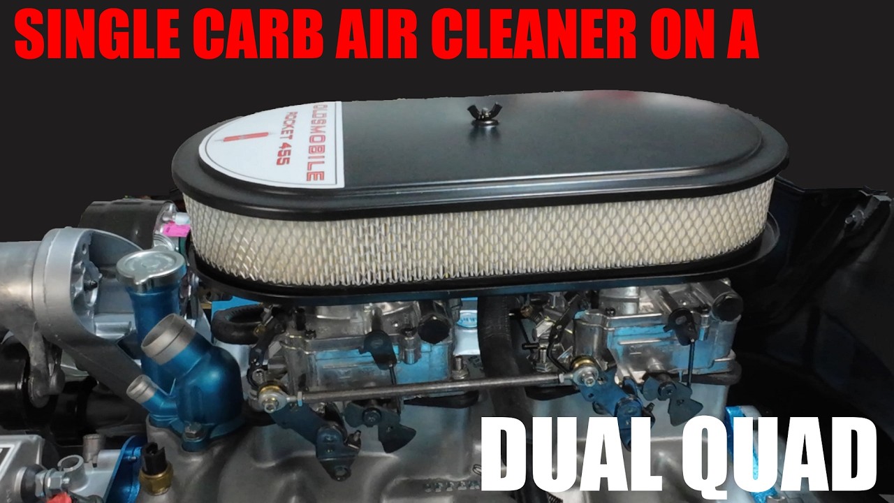 Крепление воздушного фильтра для одного карбюратора к двум карбюраторам!