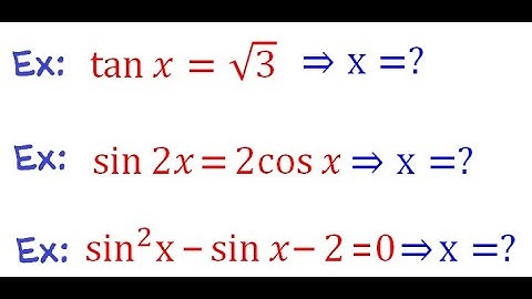 Trigonometric Equations (Trigonometry 23)
