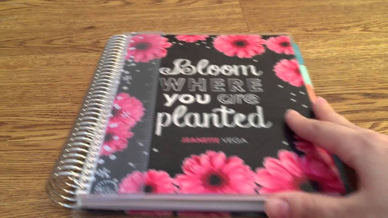 Erin Condren Unboxing Life Planner 2016 - YouTube