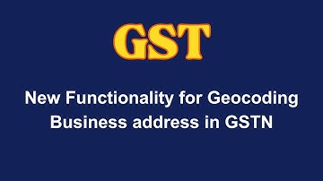 Geocoding for GSTN Records A Step Towards Data Accuracy