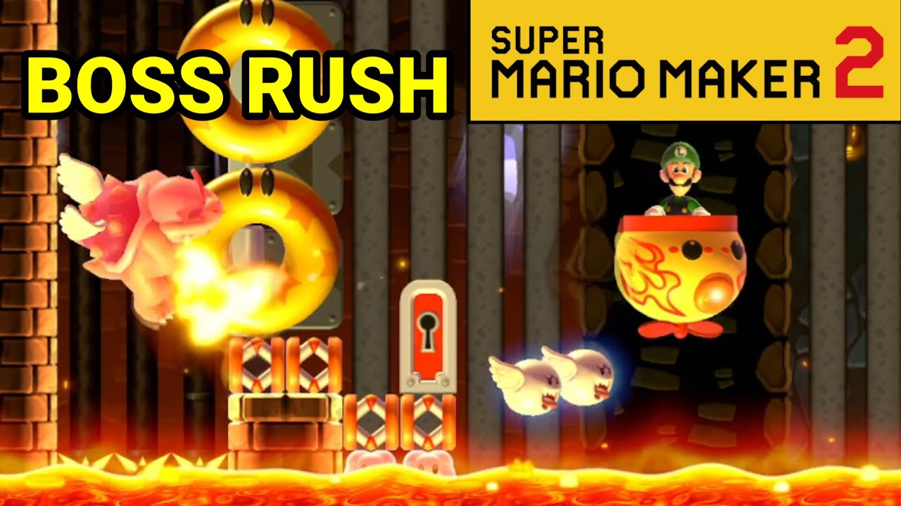Boring Boss Rush? No. Creative? Yes. Hard? Also Yes. | Super Expert ...