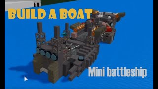 Mini Battleship Tutorial Build A Boat Roblox Youtube - roblox build a boat for treasure battleship