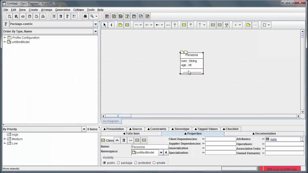 JAVA (Intermédiaire) - 13 - Modélisation d'une classe Java en UML - YouTube