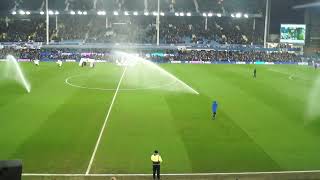 Going into the Upper Bullens for Everton v Liverpool, 12th February 2025.