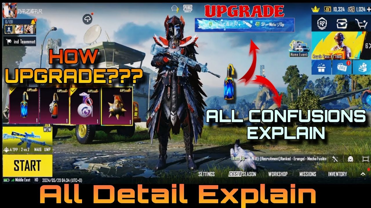 how to upgrade  Molotov n Grenade | kill message grenade | iffi gaming yt