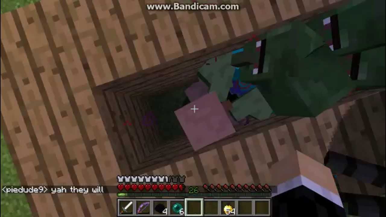 Tranfroming a zombie villager into a normal villager - YouTube