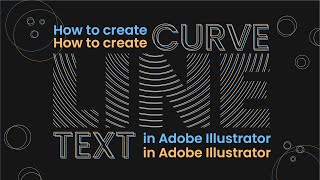 Illustrator Trick : Curve Line, Scratch Lines, Multi-Lines Text Effect in 20 Second