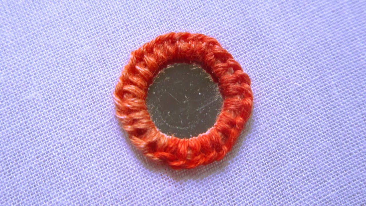 Mirror Work Embroidery Design | Hand Embroidery for Beginners