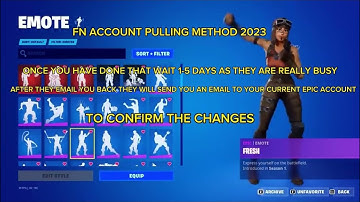 Fortnite new account pulling methods