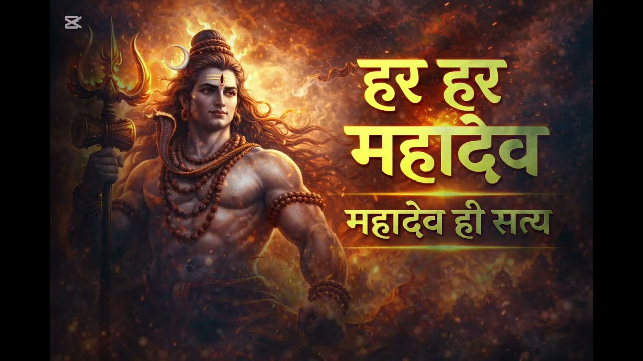 🔥 Har Har Mahadev Powerful Shiv Bhajan | Fierce Mahadev Song for Energy and Protection