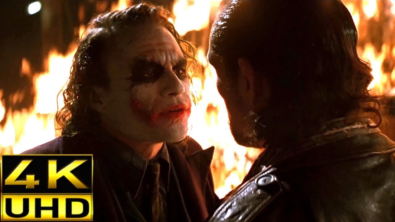 Joker Burns Money | The Dark Knight (2008) Movie Clip - YouTube