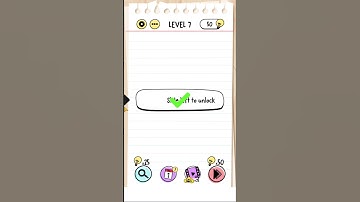 Brain Test Tricky Puzzles Level 7 | Brain Test Slide left to unlock