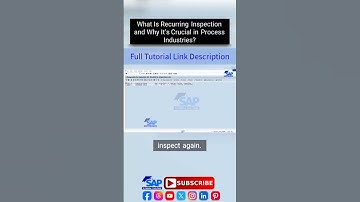 What Is Recurring Inspection and Why It’s Crucial in Process Industries | SAP QM Batch Management