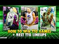 HOW TO WIN MORE *TRIPLE THREAT ONLINE* GAMES + BEST BUDGET LINEUPS TO USE! NBA 2K21 MYTEAM