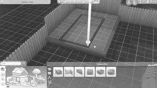 Строим дом в чёрно белом/The Sims 4
