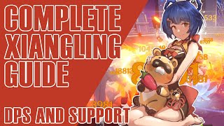 COMPLETE XIANGLING GUIDE, DPS AND SUPPORT BUILDS // GENSHIN IMPACT
