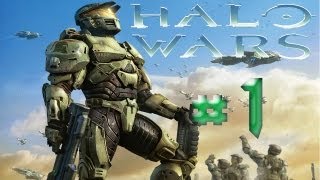 Halo Wars - Walkthrough Part 1 Mission 1 Alpha Base - The Beginning - Wcommentary