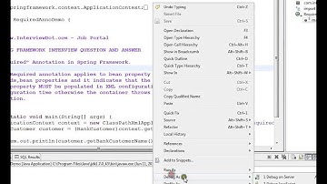 DEMO SPRING FRAMEWORK @REQUIRED ANNOTATION