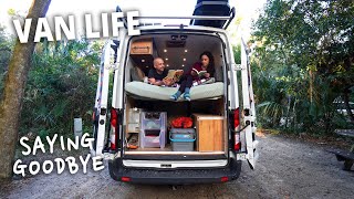 Our last VANLIFE adventure?  Tomoka State Park, FL