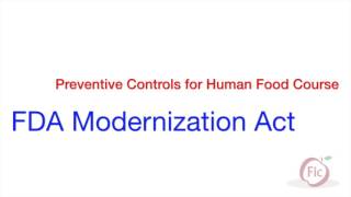 Preventive Controls for Human Food Course