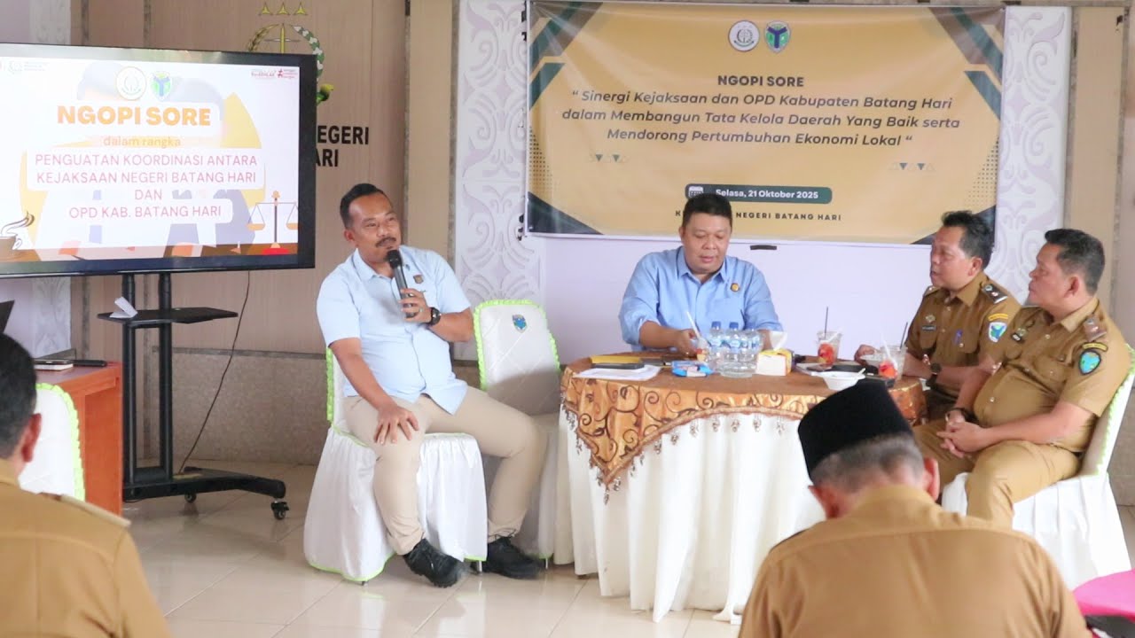 Coffe Sore Bersama Organisasi Perangkat Daerah Kab. Batang Hari