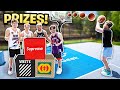 Last to Miss Free Throw Wins Insane Mystery Box!