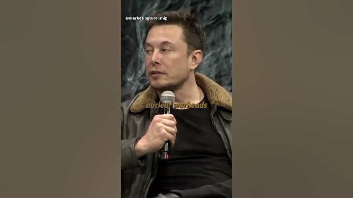 Elon Musk - Mark my Words, AI is for more dangerous than nukes.