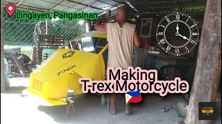 (DJS) Time lapse of making T-REX MOTORCYCLE