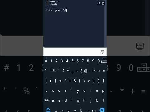 C program to
