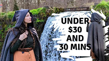 DIY Cloak: Under 30 Dollars and 30 Minutes