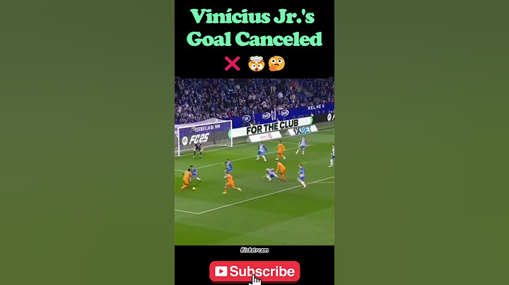 Vinicius Jr's Goal l Canceled ⚽❌ Espanyol 1-0 Real Madrid