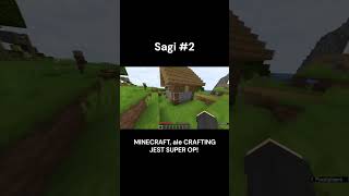 MINECRAFT, ale CRAFTING JEST SUPER OP! #2 #minecraft #sagi #minecraftfunny #2ksubscribers #mc