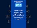 Difference between border box and content box | CSS Interview Questions and Answers Part -33 #shorts
