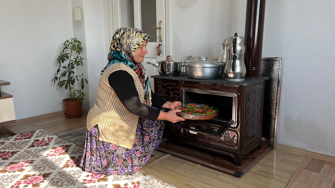 Kuzinede akşam yemeği hazırlığı / iftara misafirlerime bol çeşitli yemekler / Ege köyünde yaşam 