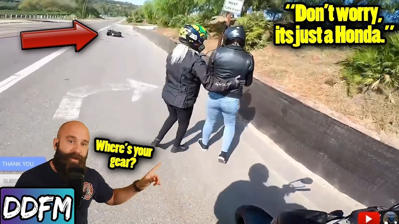 This Girl Crashed Her Brand New Honda CBR / PrimalVillains Motorcycle