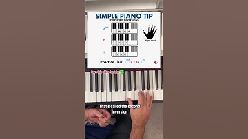 An EASY Piano Chord Hack - Inversions - Piano Lesson