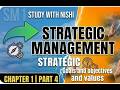 SM Chapter 1 part 4 Goals and objective , Values STRATEGIC INTENT CA inter Group 2 MAY 2026 & Onward