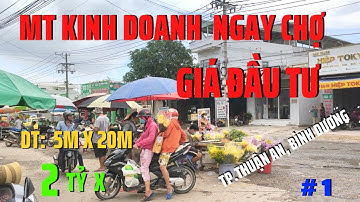 Bán đất mặt tiền chợ kinh doanh cực đẹp, Dt 5m x 20m, giá 2 tỷ x, tp.Thuận An, Bình Dương. #1
