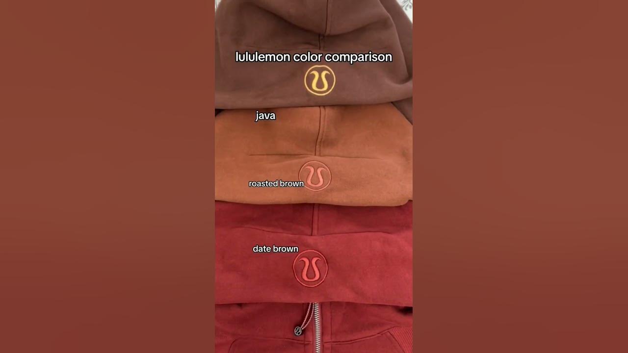 lululemon color comparison #lululemoncreator #scubahoodie 