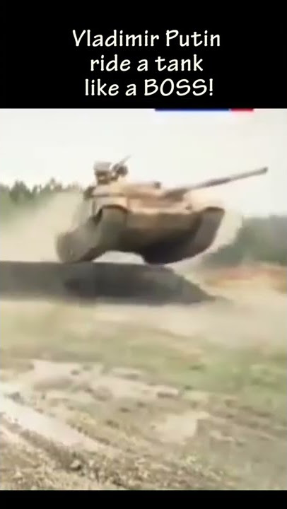 Who is laughing now? Putin gets in the tank and drives like a boss!