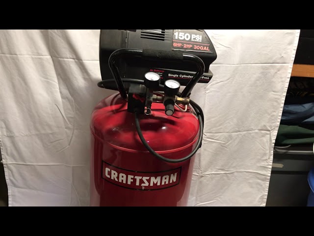 Craftsman 30 gallon air compressor 