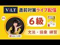 【🔴 ライブViLT試験直前対策ライブ】6級 #4 || らくらくベトナム語