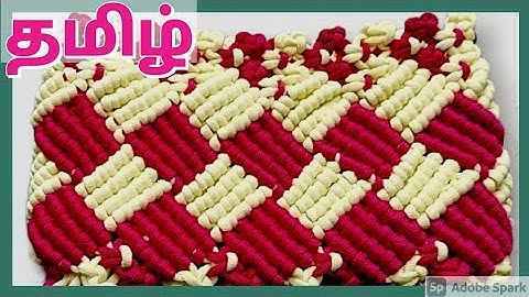 தமிழ் Macrame Bag Tutorial for Beginners |Easy Macrame Purse Tamil