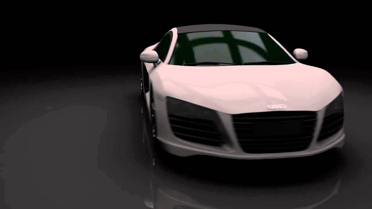 Audi R8 Maya and Cinema 4D Car render test - YouTube