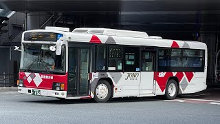 【元都営N-N334】日野ﾌﾞﾙｰﾘﾎﾞﾝⅡ PJ-KV234L1〈いわき駅前→大館[17]〉走行音(いわき200か856)【新常磐交通】