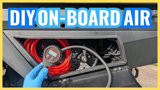 How to Install a 4x4 Canopy On-Board Air Compressor & Retracting Hose Reel (Quiet & Hidden!)