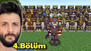 Tüm Netherite Zırhları Bastım (320 Antik Kalıntı) - Minecraft Survival 4.Bölüm