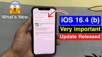 iOS 16.4 ( b ) Released ! - What’s New || Very Important Update