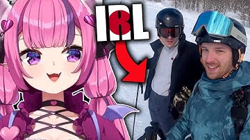 Ironmouse Reacts To Connor & Ludwig Skiing IRL Stream!